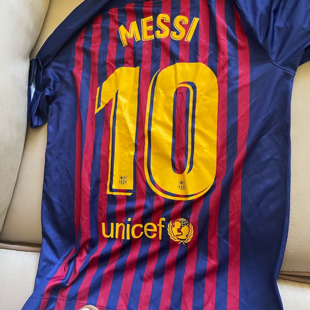 Nike 2018-2019 Messi Barcelona Home Jersey